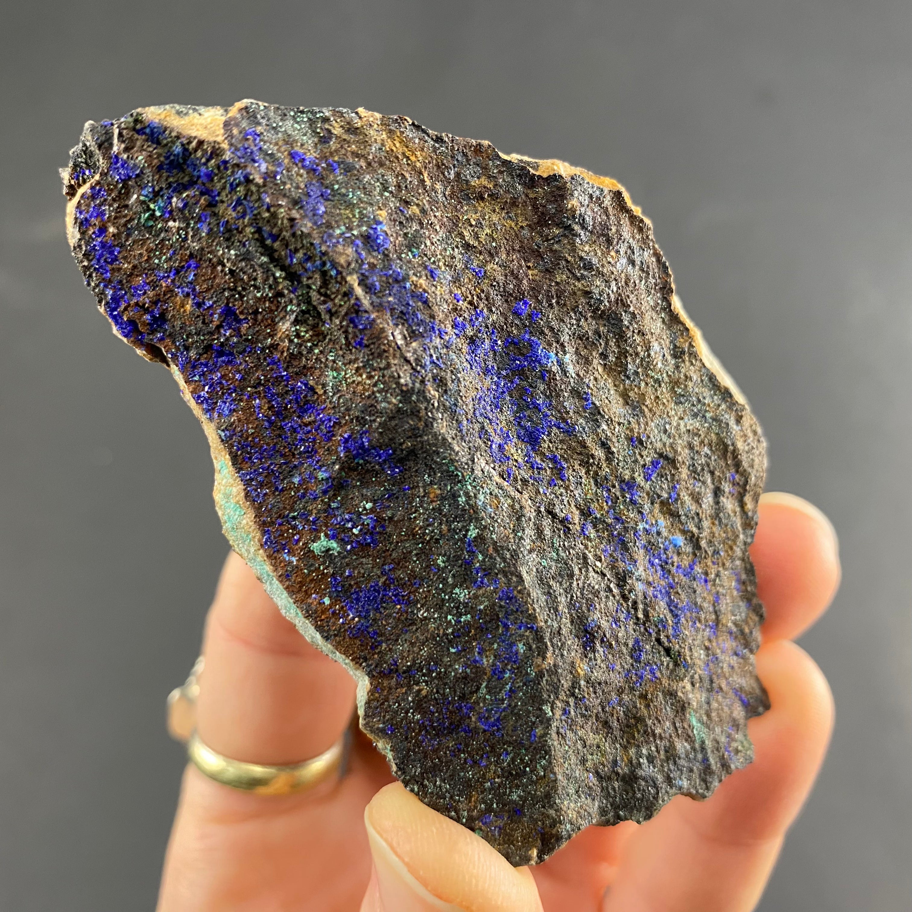 Azurite Mineral Specimen from Morocco! #382