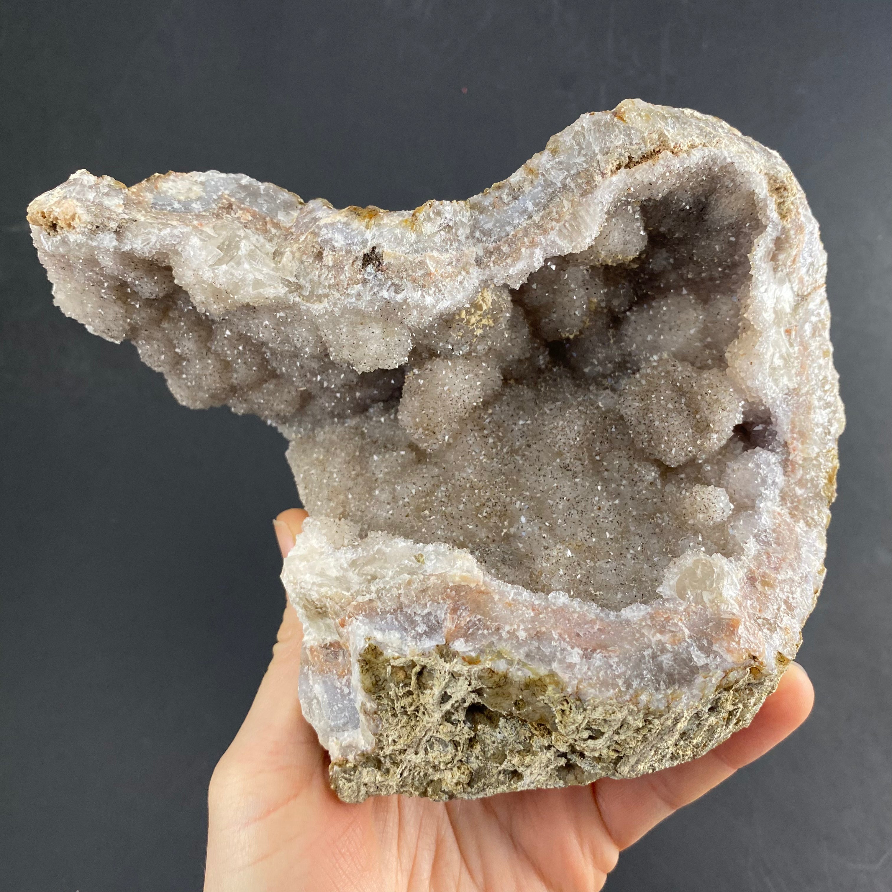 Amethyst- Sparkly Large Display Piece! "Pink" Amethyst from Morocco! B658