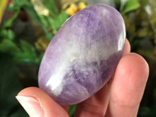 Load image into Gallery viewer, Amethyst! Chevron Amethyst Palm Stones! #138-145