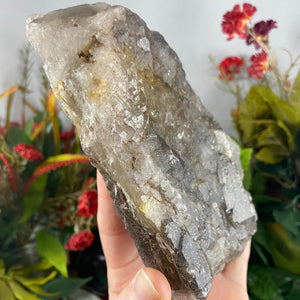 STELLAR "Sacred 7" Included Smoky Amethyst Elestial Quartz! C483