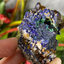 Load image into Gallery viewer, Azurite - Azurite &amp; Malachite Mineral Specimen from Morocco! (C632)