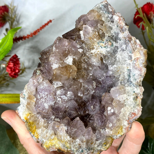 Amethyst - GORGEOUS Self Standing Natural Amethyst Cluster from Morocco! (B653)