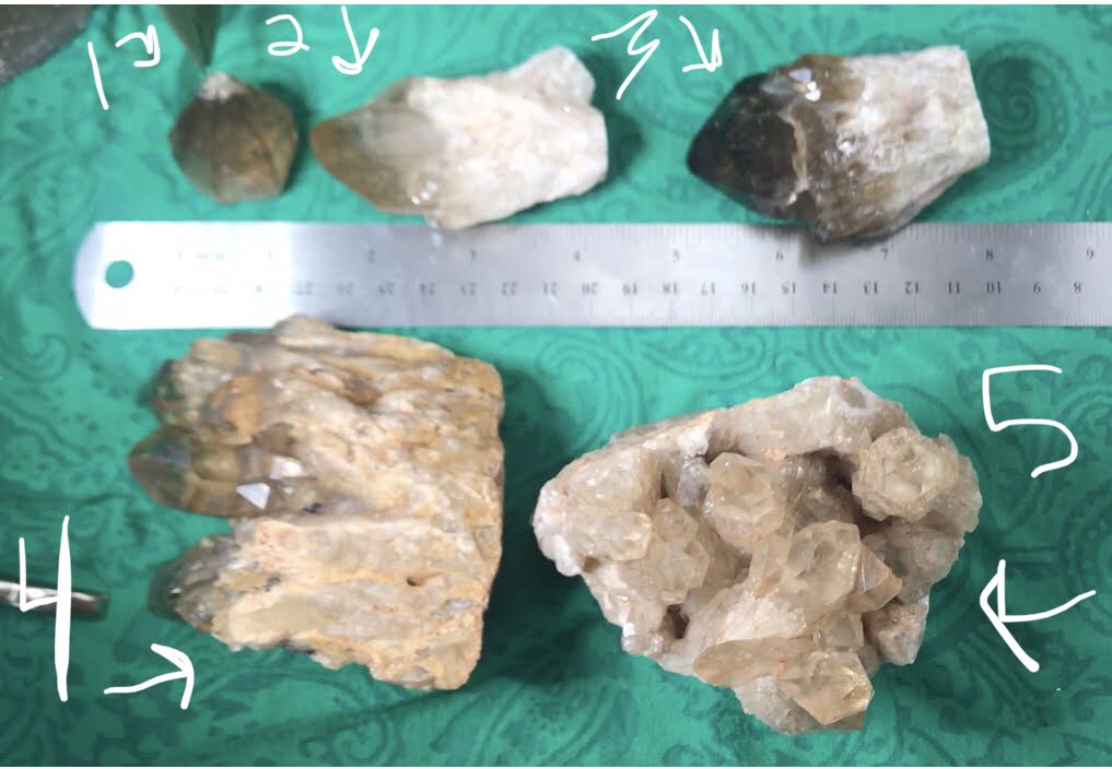 Citrine- Self Standing Congo / “Kundalini” Citrine Deep Colored Cluster! #307