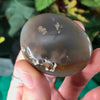 Black / Peach Moonstone Palm Stones! (376 to 381)