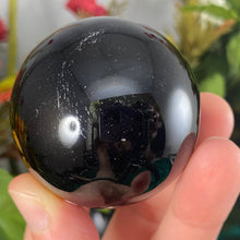 Load image into Gallery viewer, Obsidian - Gold Sheen Obsidian Sphere! C609 49.5mm
