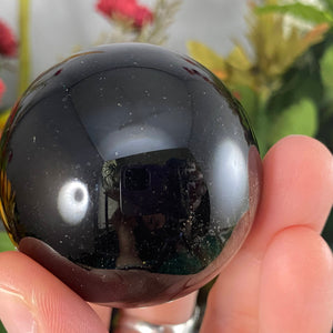 Obsidian - Gold Sheen Obsidian Sphere! C609 49.5mm