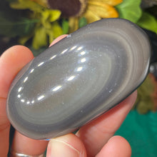 Load image into Gallery viewer, Obsidian- Rainbow Obsidian Palm Stones! (B766/B767/B768)