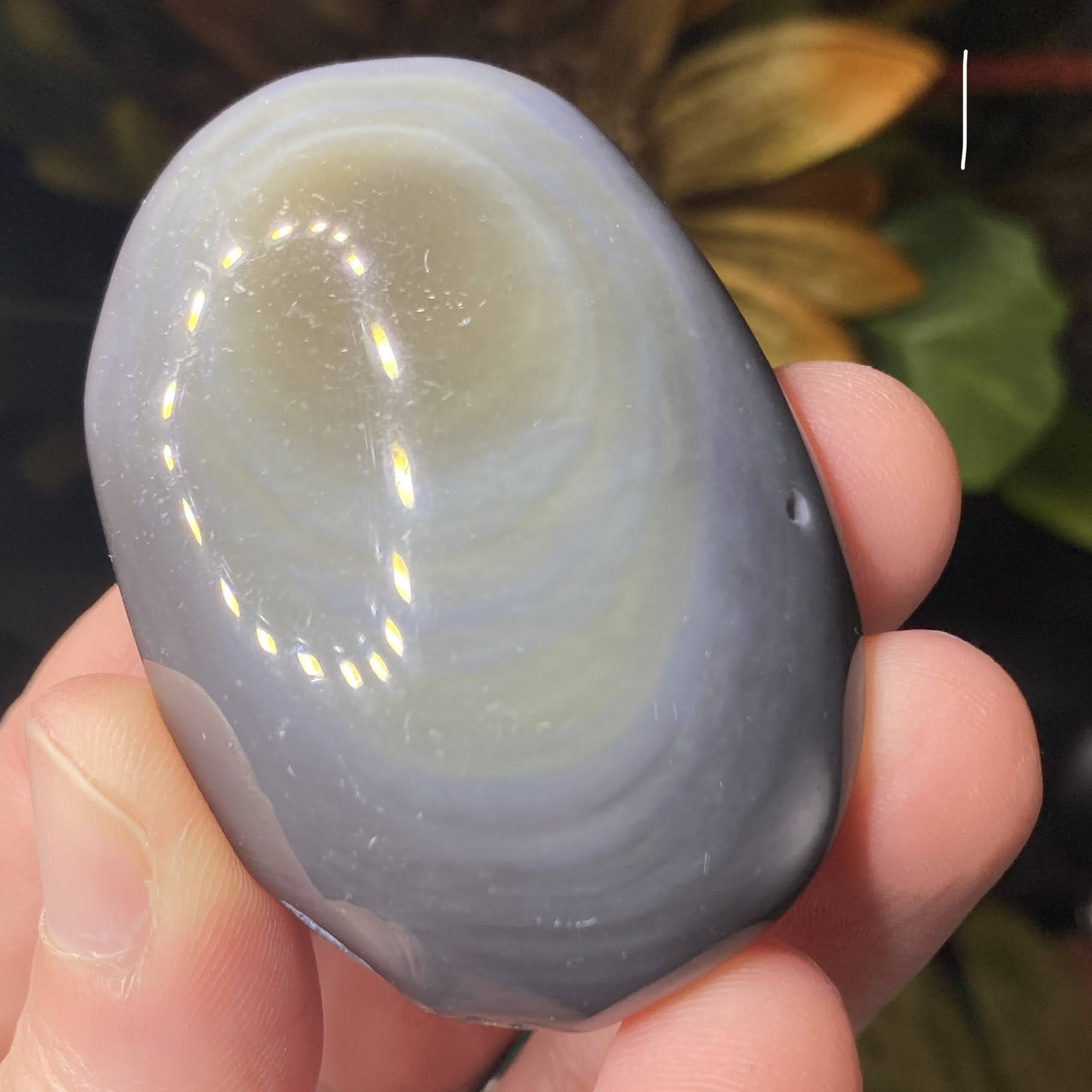 Obsidian- Rainbow Obsidian Palm Stones! (B763/B772)