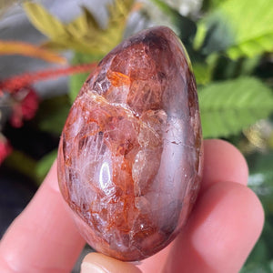 Hematoid Quartz- Red Fire Quartz (Harlequin) Palm Stones! Your Pick! (A167/A170/A171/A172)