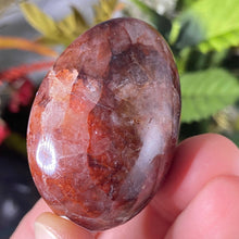Load image into Gallery viewer, Hematoid Quartz- Red Fire Quartz (Harlequin) Palm Stones! Your Pick! (A167/A170/A171/A172)