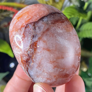 Hematoid Quartz- Red Fire Quartz (Harlequin) Palm Stones! Your Pick! (A167/A170/A171/A172)