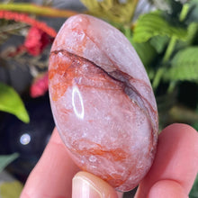 Load image into Gallery viewer, Hematoid Quartz- Red Fire Quartz (Harlequin) Palm Stones! Your Pick! (A167/A170/A171/A172)