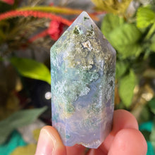 Load image into Gallery viewer, Agate - Super Green Dreamy Moss Agate Towers / Points / Obelisks! (B423/B425/B427/B430/B433)