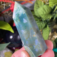 Load image into Gallery viewer, Agate - Super Green Dreamy Moss Agate Towers / Points / Obelisks! (B423/B425/B427/B430/B433)