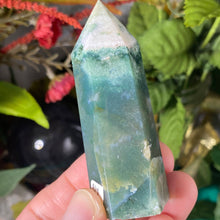Load image into Gallery viewer, Agate - Super Green Dreamy Moss Agate Towers / Points / Obelisks! (B423/B425/B427/B430/B433)