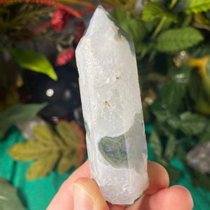 Agate - Super Green Dreamy Moss Agate Towers / Points / Obelisks! (B423/B425/B427/B430/B433)