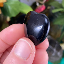 Load image into Gallery viewer, Black Tourmaline (schorl) - Black Tourmaline Polished Heart! (buy 1 or get a discount on more!) B311