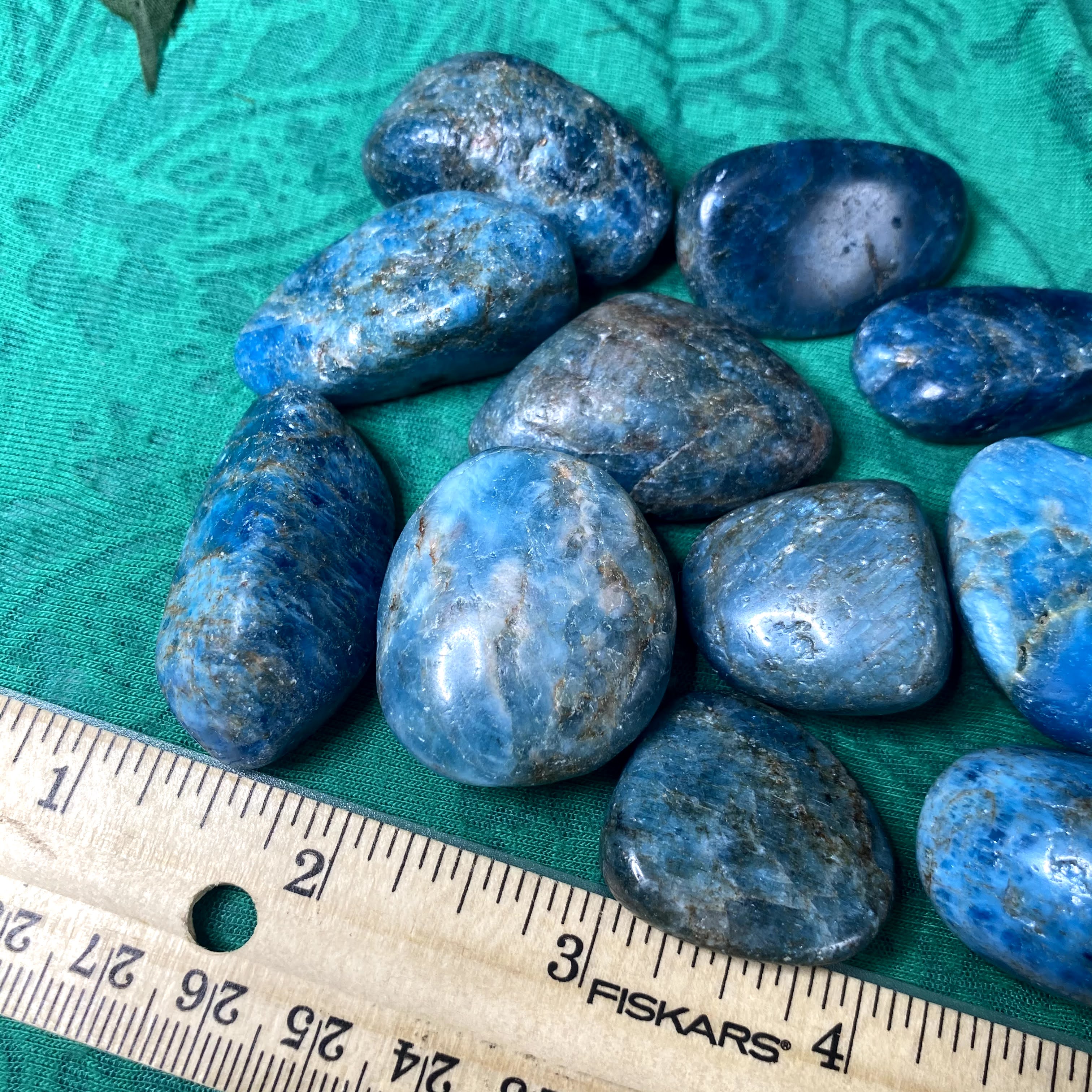 Apatite - Blue Apatite Tumbled Stones Medium! A971