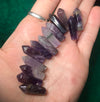 Amethyst & Chevron Amethyst Small Polished Points!