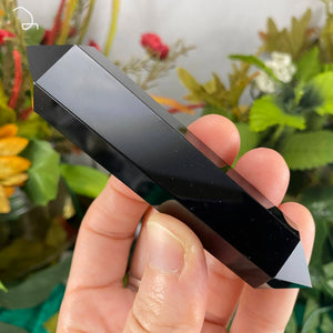 Obsidian- Black Obsidian DT / Double Terminated Points! B370/B372/B375