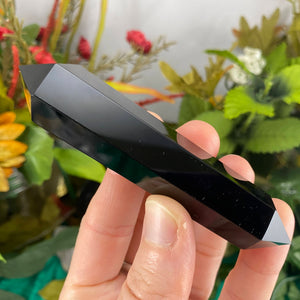 Obsidian- Black Obsidian DT / Double Terminated Points! B370/B372/B375