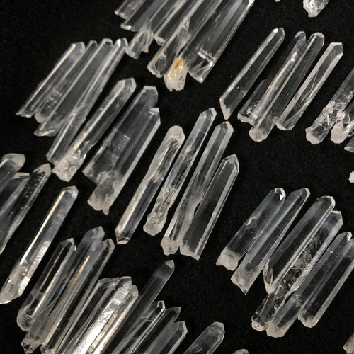 Colombian Quartz Points! Most are Singing Quartz! (#828 small)
