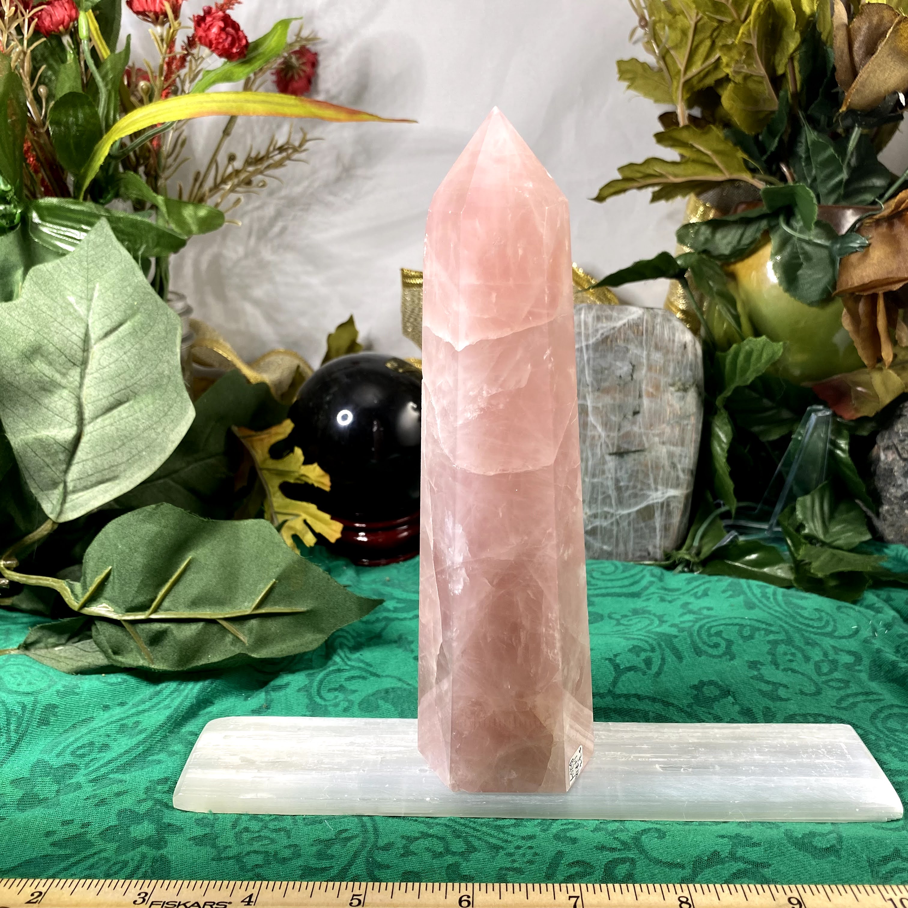 Rose Quartz - Rose Quartz Tall Tower / Point / Obelisk! B204