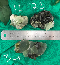 Load image into Gallery viewer, Prehnite &amp; Epidote Mineral Display Specimen (872/874/875)