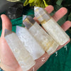 Agate - Heavenly Agate & Clear Quartz Towers / Points / Obelisks! (B951/B952/B953/B954)