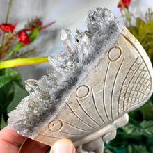Load image into Gallery viewer, Gorgeous Quartz Cluster Fairy Carvings!! B987 / B990
