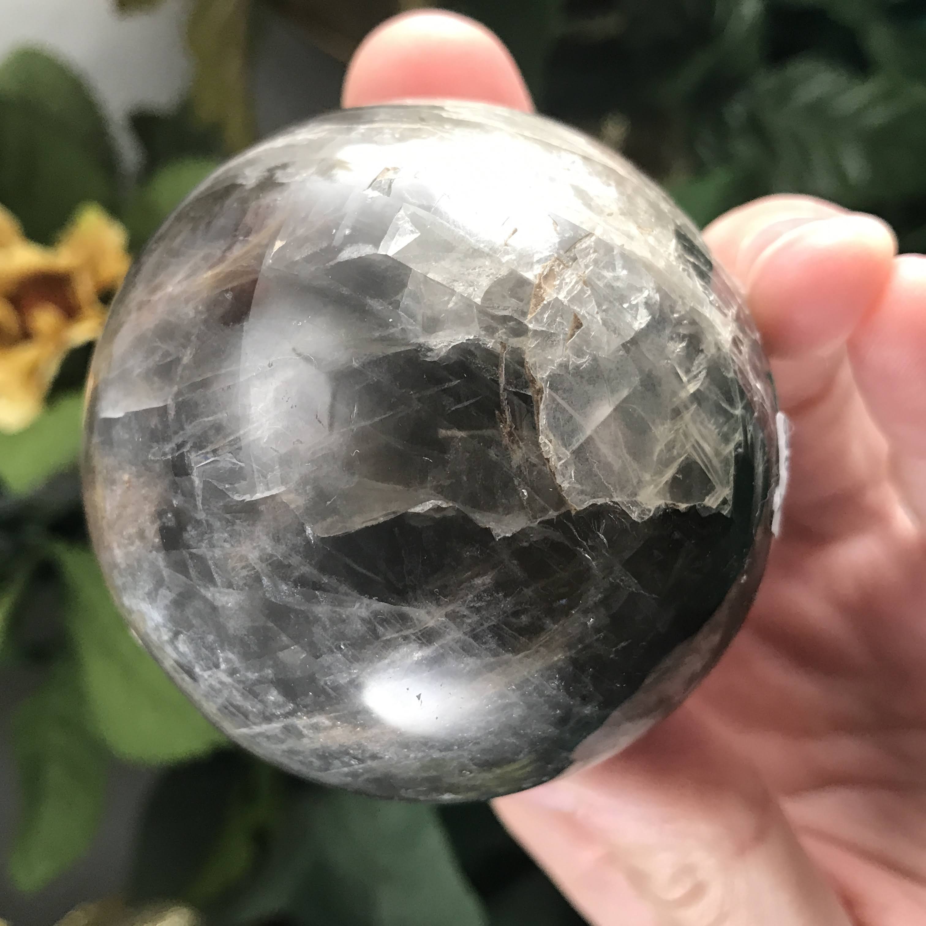 Moonstone Black Moonstone 59mm Sphere! (#8)