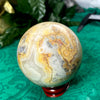 Agate - Crazy Lace Agate Sphere 62mm - B997