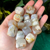 Agate - Flower Plume Agate Tumbled Stone (medium- A991)