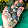 Agate - Dreamy Moss Agate Tumbled Stones! (Medium-A966)