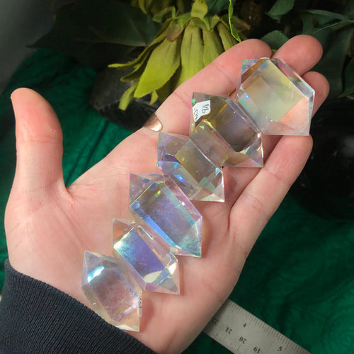Angel/Opal Aura Quartz Double Terminated (DT) Points! 912-917