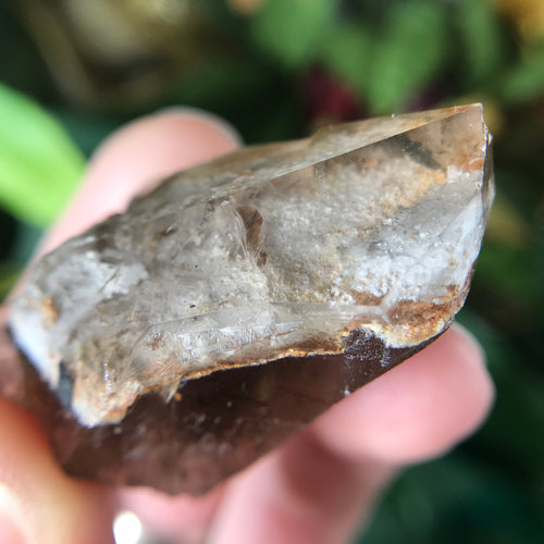 Lodolite/Shamanic Dream-Stone/Scenic Smokey Quartz Unique Crystal