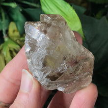 Load image into Gallery viewer, Smokey Elestial- Double Terminated Smokey Elestial Quartz Covered in Etching and goodness!
