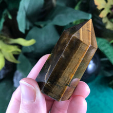 Load image into Gallery viewer, Tiger Eye Polished Tower / Point Obelisk! (674.675.678.682)