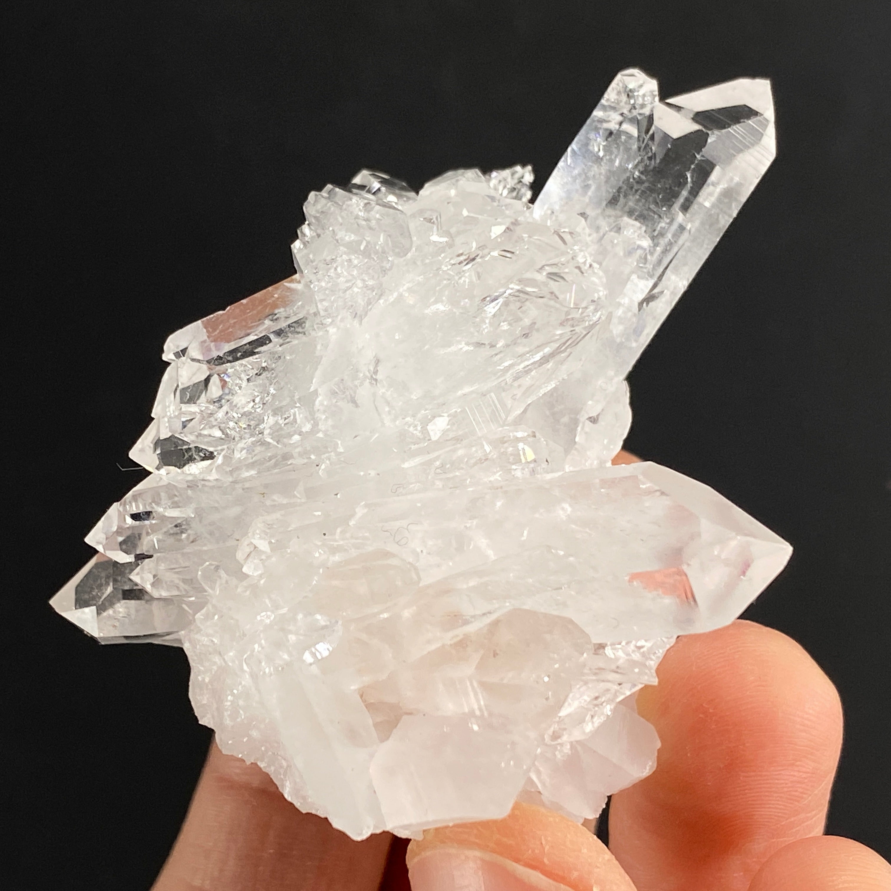 Colombian Quartz- TOP SHELF "Lemurian" Colombian Quartz Gorgeous Cluster! C898