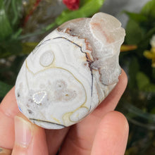 Load image into Gallery viewer, Agate - Crazy Lace / Mexican Lace Agate Palm Stones! (C84-C88)