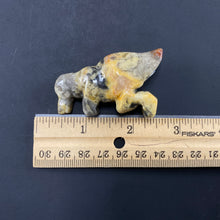 Load image into Gallery viewer, Agate - Crazy Lace Agate Dinosaur Animal Carving #C368