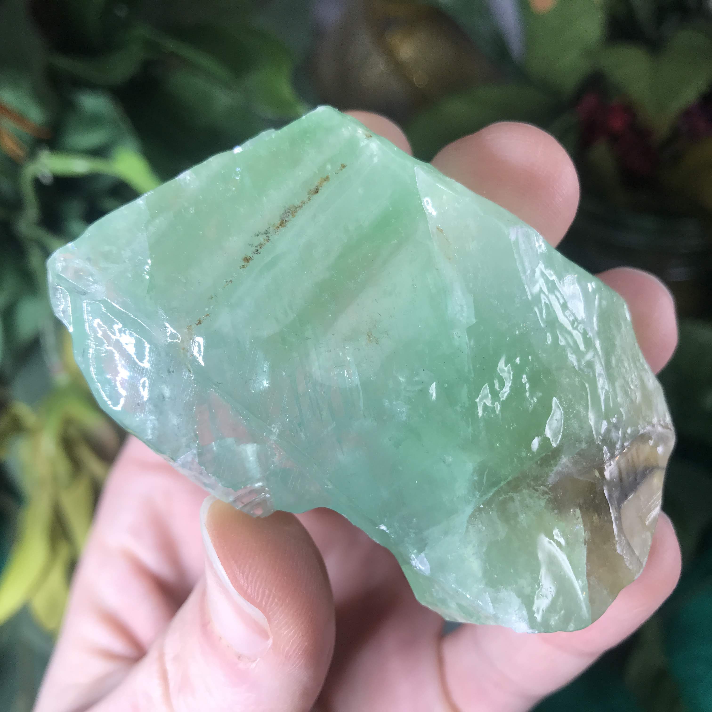 Calcite- 4 Piece Honey & Green Calcite set!