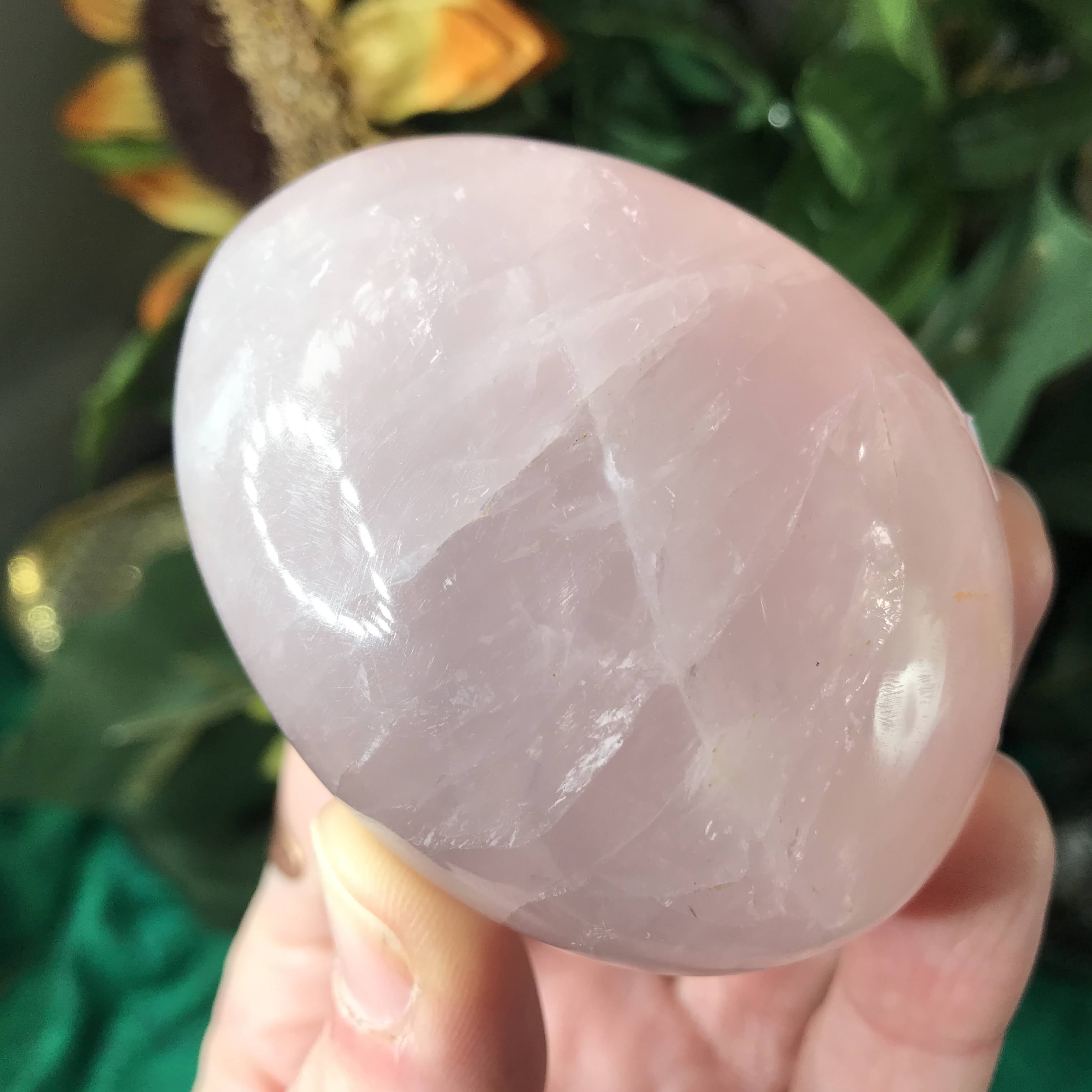 Rose Quartz- Lovely Rose Quartz Palm Stones! XL size!!