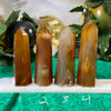 Carnelian - Carnelian Towers / Points / Obelisks! Some with Druzy! (C61/C62/C65/C67)