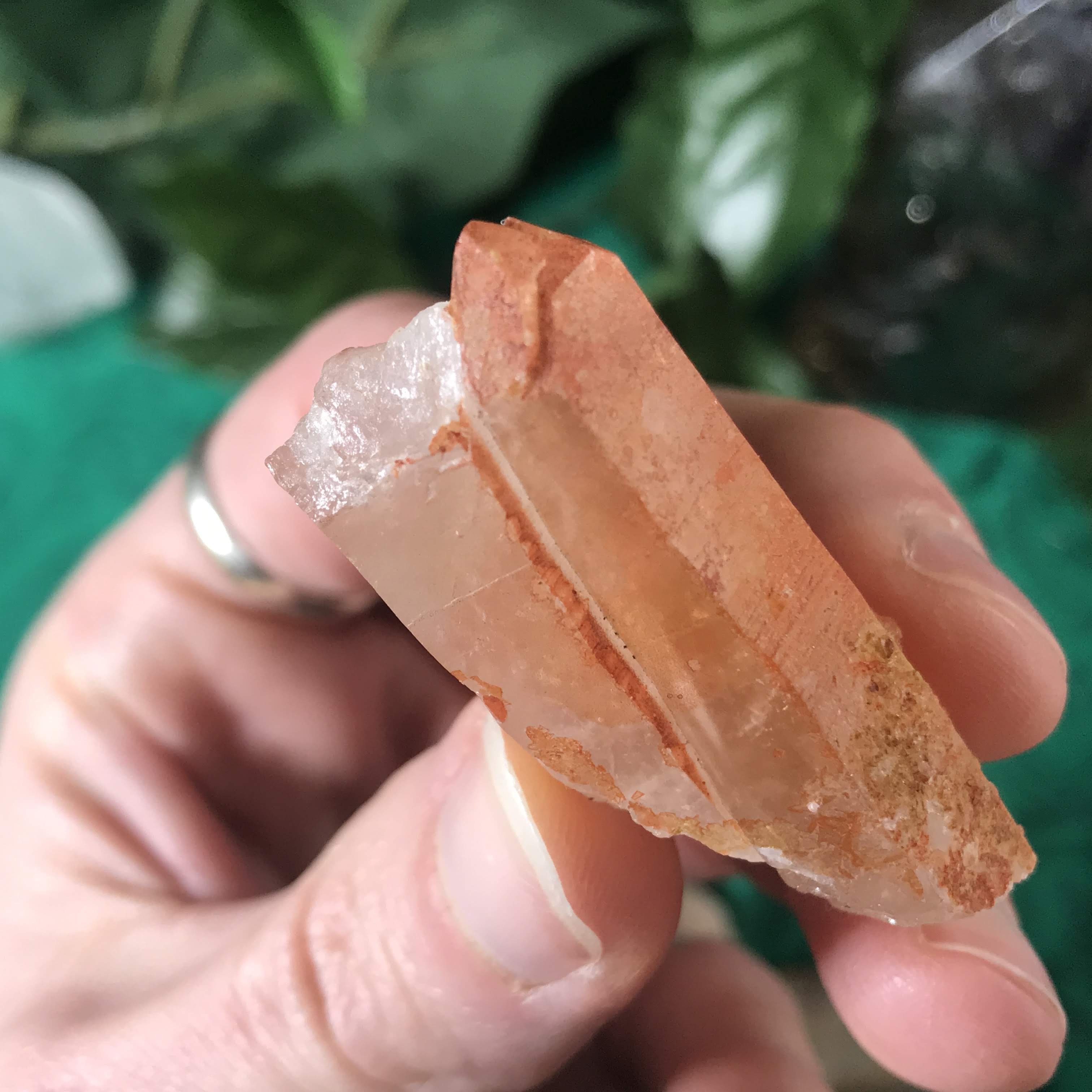 Hematoid Red Quartz Points, your choice!