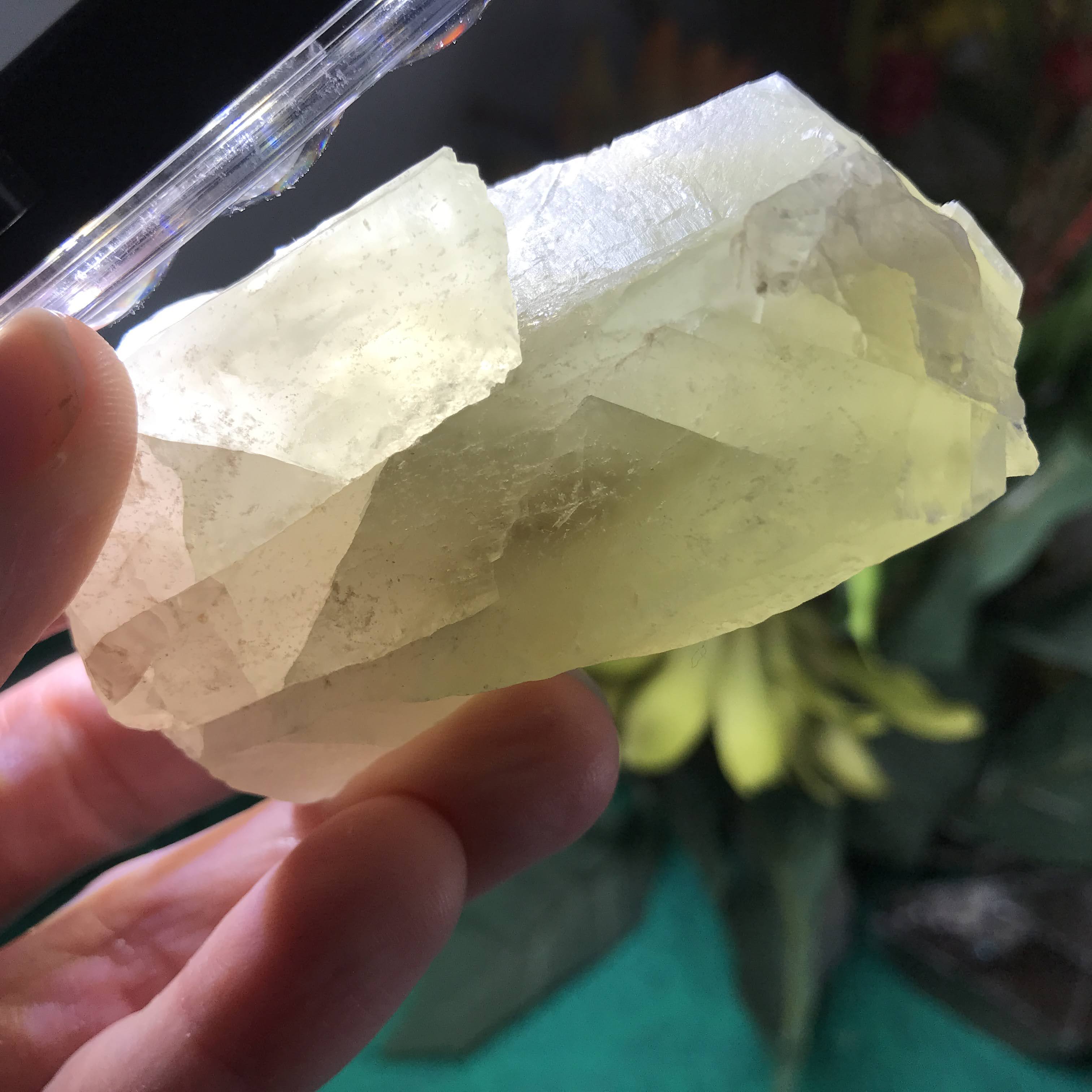 Calcite- Green Calcite Raw Crystals! (#A345/A346)