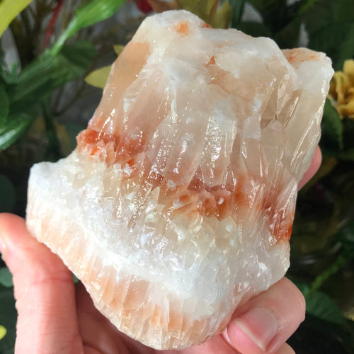 Calcite- Large Red & Clear Calcite! (#A347)
