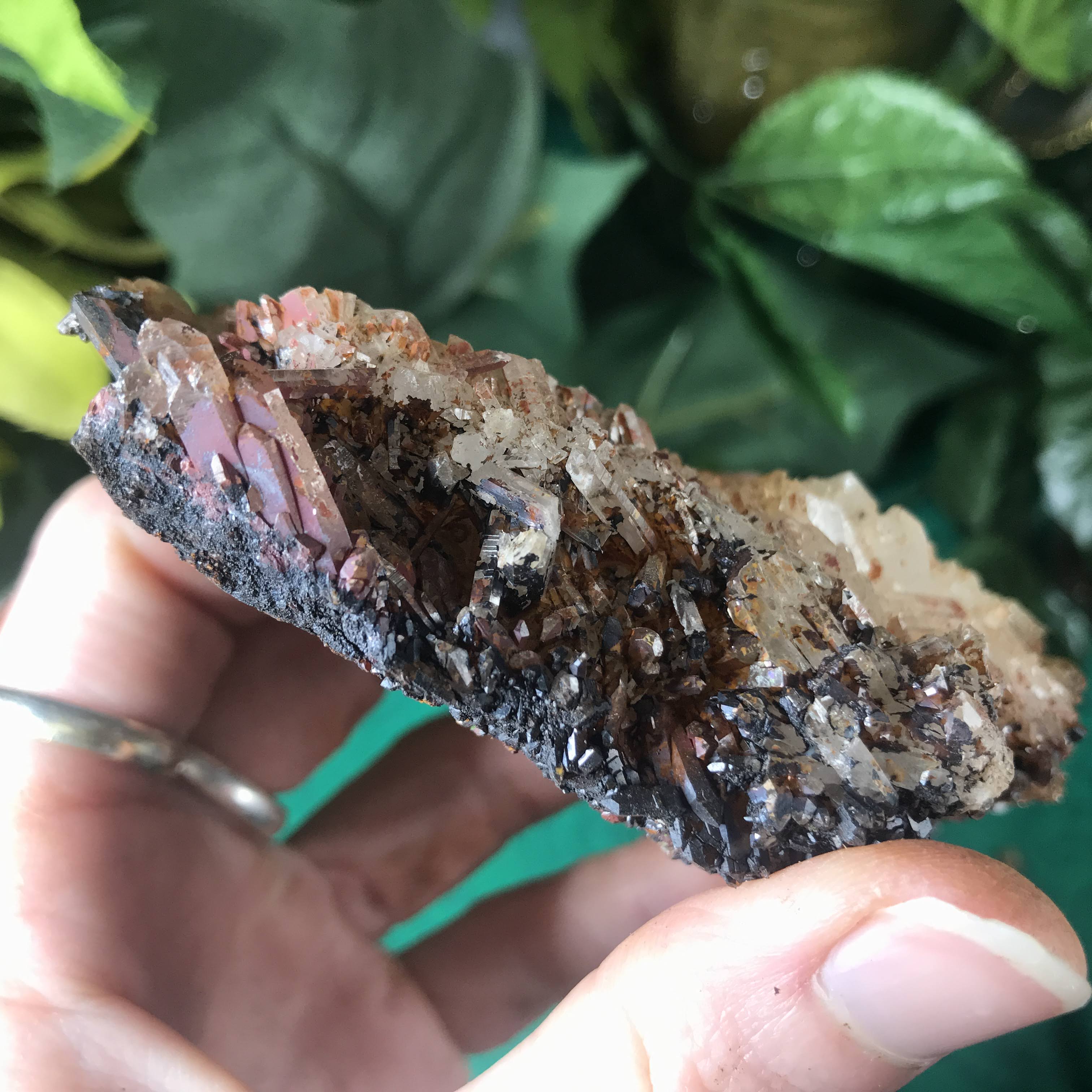 Hematoid Quartz Cluster (Tough Looking Beauty!) Mineral Display Specimen!