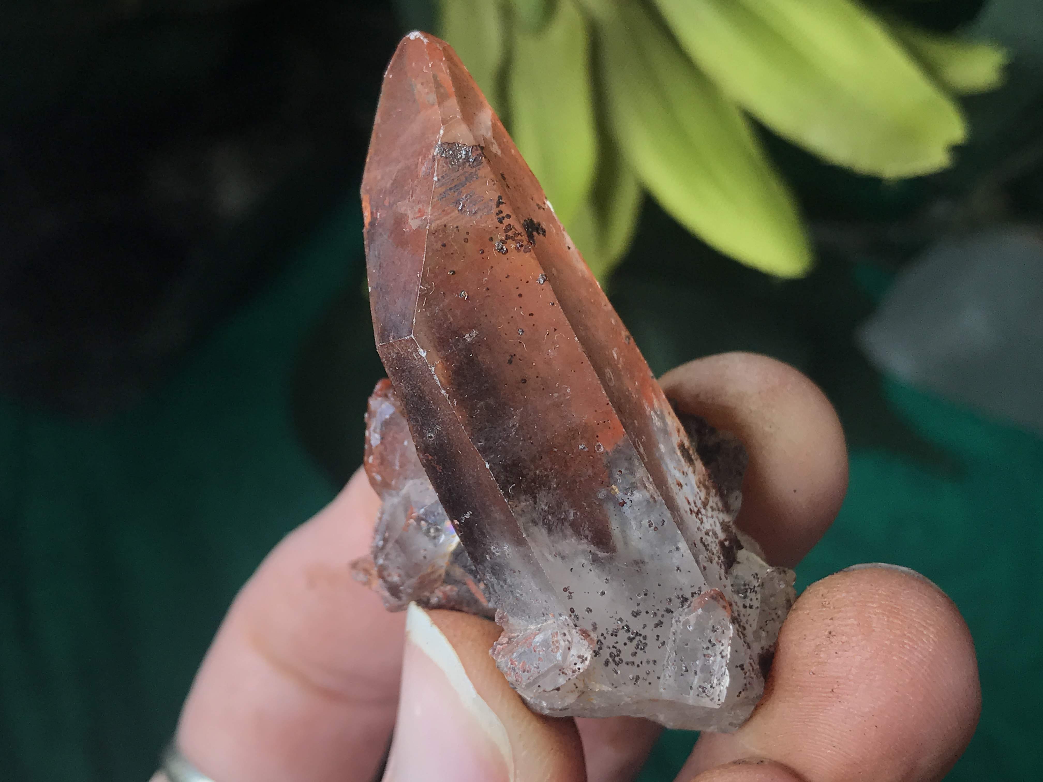 Hematoid Quartz Point (Tough Lookin Stunning Beauty!) Mineral Display Specimen!