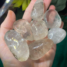 Load image into Gallery viewer, Clear Quartz - Clear Quartz Tumbled Stone (Even more bigger, some a little scenic B38 )